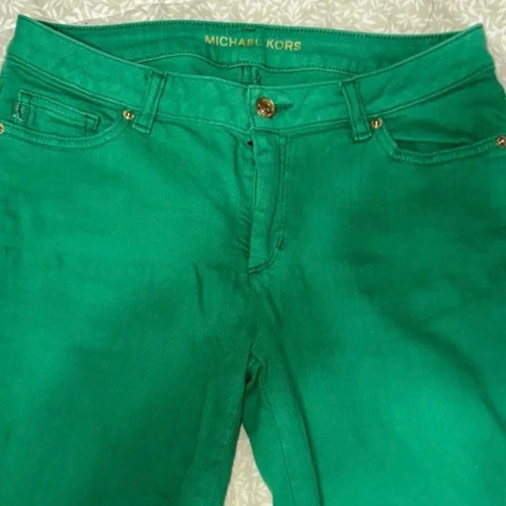 Michael Kors High Rise Emerald Jeans
